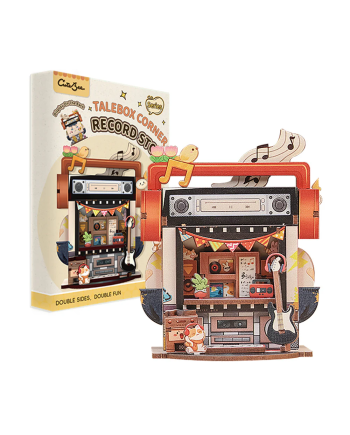 TALEBOX CORNER - Mini House Kit - Magasin de Disques - 52pc - vue principale