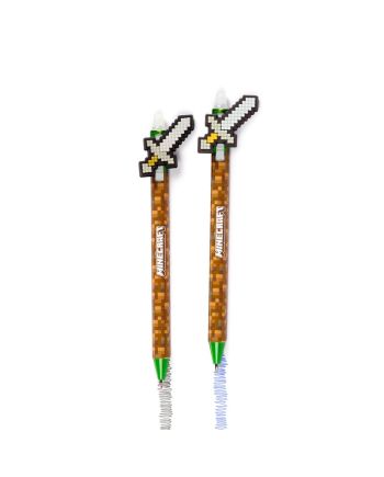 MINECRAFT - Outils - Set de 8 Stylos à Gel Effaçable Head Topper - vue du packaging