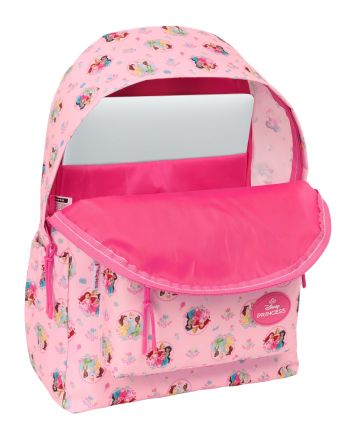 PRINCESSES - Sac à dos pour Ordinateur Portable 14" - 43x31x13cm - vue de face