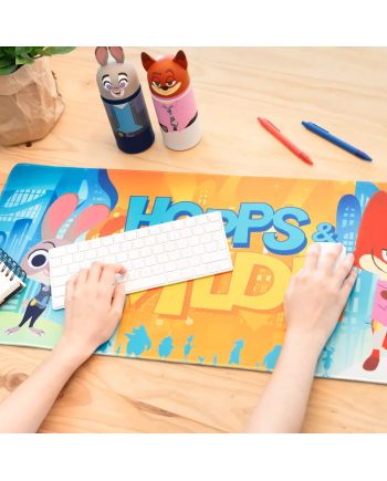 ZOOTOPIE - Hopps & Wilde - Tapis de Bureau XL - vue de face