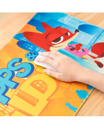 ZOOTOPIE - Hopps & Wilde - Tapis de Bureau XL - vue de profil
