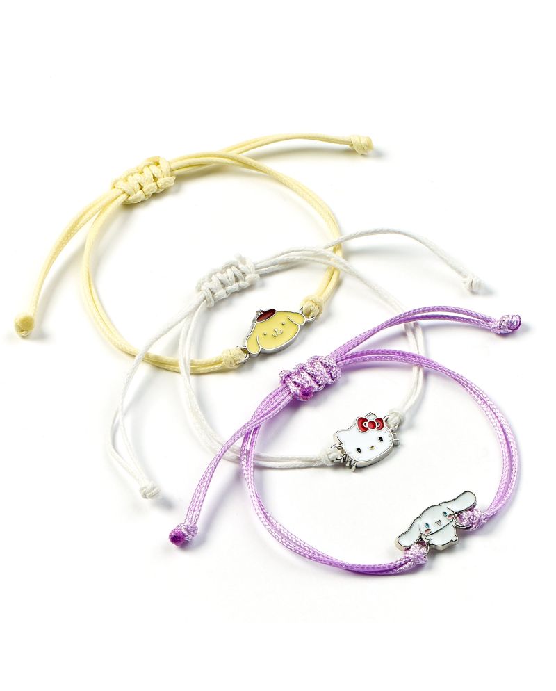 HELLO KITTY & Friends - Set de 3 Bracelets de l'Amitité - vue principale