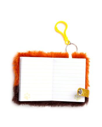 KAWAII - Adoramals Sauvages - Mini Notebook Pelucheux A7 - vue de dos
