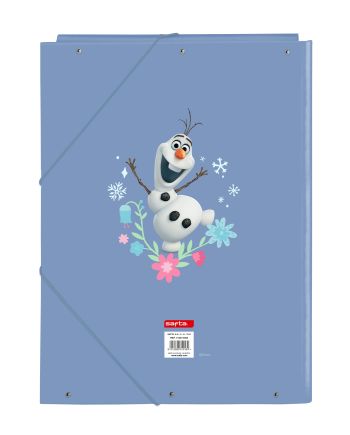 REINE DES NEIGES - Classeur à Rabats Premium avec Elastiques A4 - vue de face