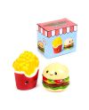 KAWAII - Burger & Frites - Set Salière et Poivrière - vue de face