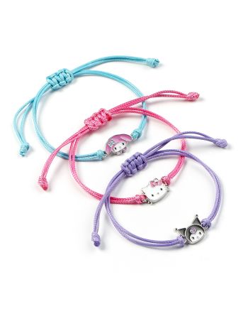 HELLO KITTY & Friends - Set de 3 Bracelets de l'Amitité - vue principale
