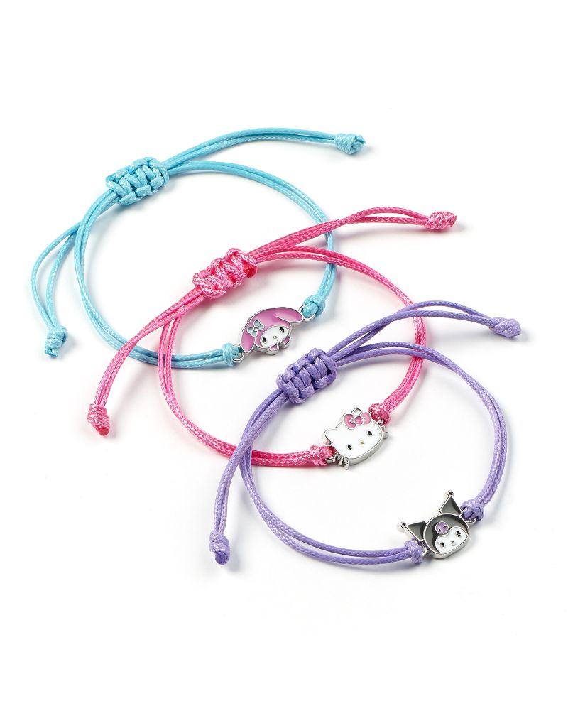 HELLO KITTY & Friends - Set de 3 Bracelets de l'Amitité - vue principale