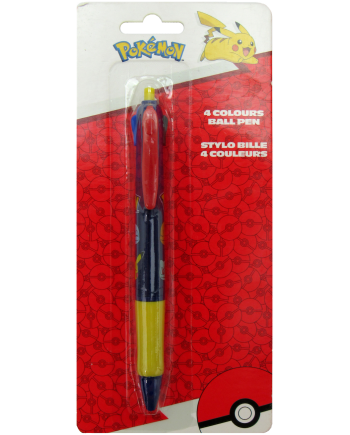 POKEMON - Pikachu - Stylo-bille 4 Couleurs - vue principale
