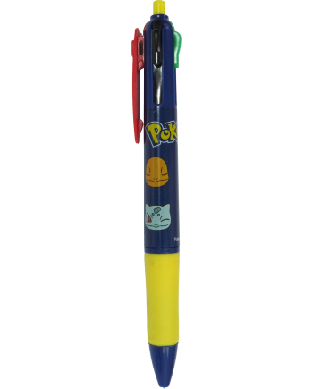 POKEMON - Pikachu - Stylo-bille 4 Couleurs - vue de face