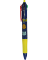 POKEMON - Pikachu - Stylo-bille 4 Couleurs - vue de face