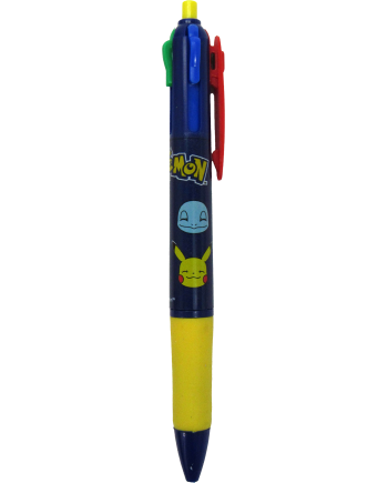 POKEMON - Pikachu - Stylo-bille 4 Couleurs - vue de profil