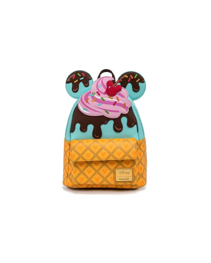 DISNEY - Mickey & Minnie Ice Cream - Backpack s LoungeFly '23x25x10'