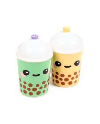 KAWAII - Boba le Bubble Tea - Set Salière et Poivrière - vue principale