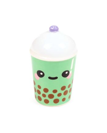 KAWAII - Boba le Bubble Tea - Set Salière et Poivrière - vue de profil