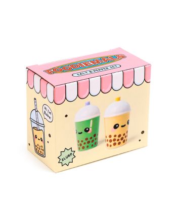 KAWAII - Boba le Bubble Tea - Set Salière et Poivrière - vue du packaging