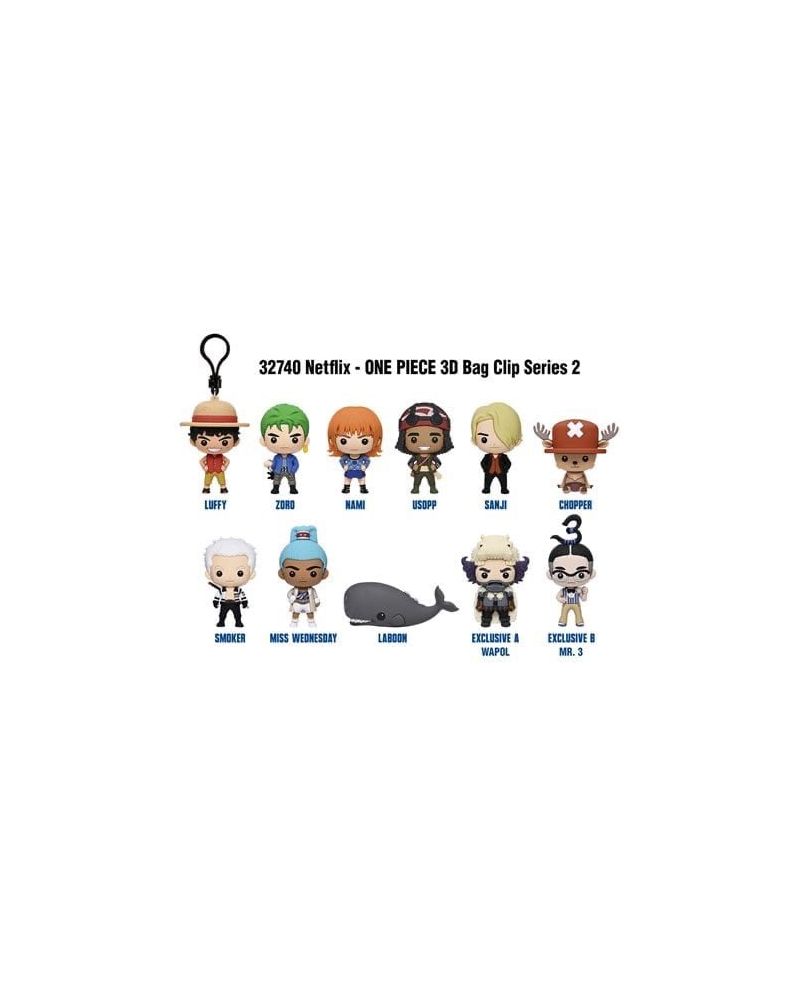 ONE PIECE NETFLIX - Series 2 - 3D Foam Bag Clip (Display 24 Pcs) - vue principale