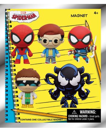 SPIDER-MAN - Series 1 - 3D Foam Magnets in blind bags (Display 12 Pcs) - vue de profil
