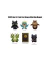 DRAGON - Series 1 - 3D Foam Magnets in blind bags (Display 12 Pcs) - vue de face