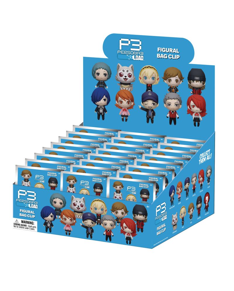 PERSONA 3 RELOAD - Series 1 - 3D Foam Bag Clip (Display 24 Pcs) - vue principale