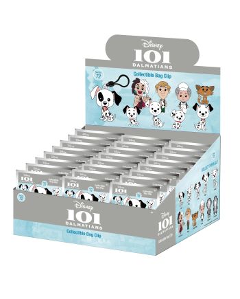 101 DALMATIENS - Series 72 - 3D Foam Bag Clip (Display 24 Pcs) - vue principale