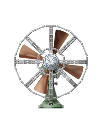 PANTASY - Ventilateur de table - Bloc de Construction 1028 pcs - vue de face