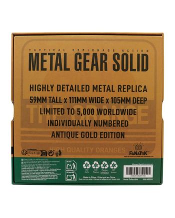 METAL GEAR SOLID 2 - Boite en carton - Replique Edition Limitée - vue du packaging