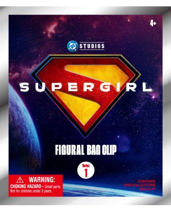 SUPER GIRL MOVIE - Series 1 - 3D Foam Bag Clip (Display 24 Pcs) - vue de profil