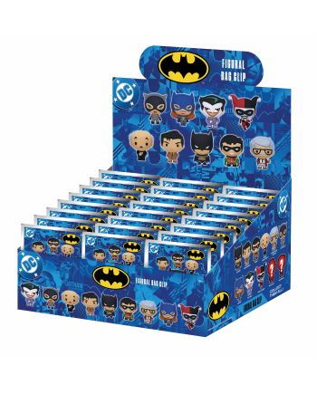 BATMAN ANIMATED - Series 1 - 3D Foam Bag Clip (Display 24 Pcs) - vue principale