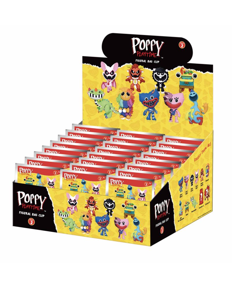 POPPY PLAYTIME - Series 2 - 3D Foam Bag Clip (Display 24 Pcs) - vue principale