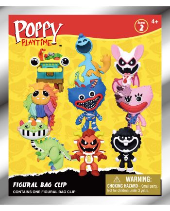 POPPY PLAYTIME - Series 2 - 3D Foam Bag Clip (Display 24 Pcs) - vue de profil