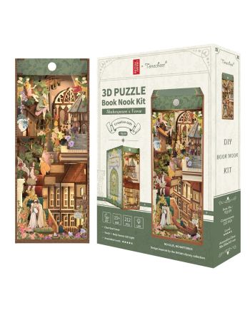 BOOK NOOK KIT - DIY- Les vers de Shakespeare - 212pcs + LED Light - vue principale