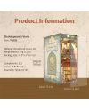 BOOK NOOK KIT - DIY- Les vers de Shakespeare - 212pcs + LED Light - vue de profil