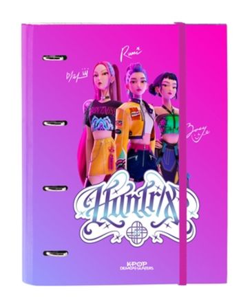 K-POP DEMON HUNTERS - Classeur 4 Anneaux avec Feuilles & Intercalaires - vue principale