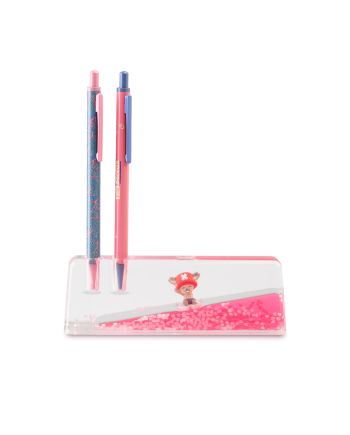 ONE PIECE NETFLIX Chopper -2 Stylos-bille avec son Socle 3D Acrylique - vue principale