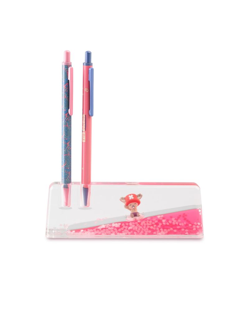 ONE PIECE NETFLIX Chopper -2 Stylos-bille avec son Socle 3D Acrylique - vue principale