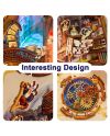 BOOK NOOK KIT - DIY- Librairie magique - 521pcs + LED Light - vue de dos
