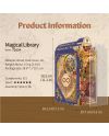 BOOK NOOK KIT - DIY- Librairie magique - 521pcs + LED Light - vue de detail