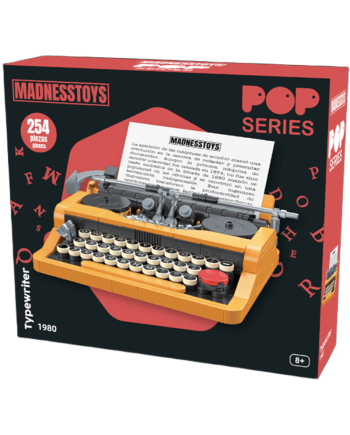POP SERIES - Kit de Construction - Machine à Ecrire 1980 - 254pc - vue de profil