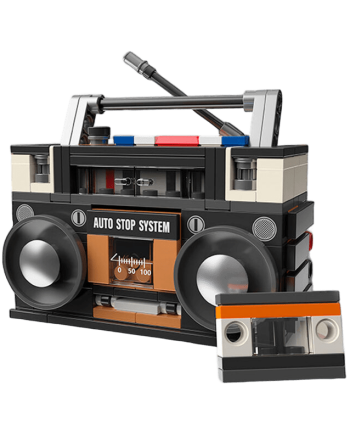 POP SERIES - Kit de Construction - Radio Cassette Boombox 1988 - 168pc - vue principale