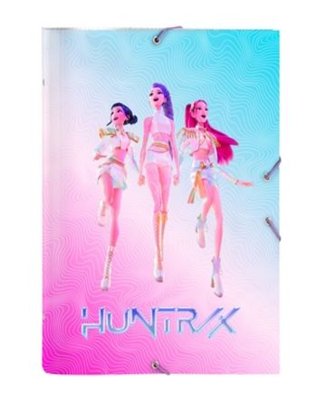 K-POP DEMON HUNTERS - Classeur à Rabats Premium avec 12 Compartiments - vue principale
