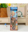 BOOK NOOK KIT - DIY- Voyage avec le vent - 143pcs + LED Light - vue de face