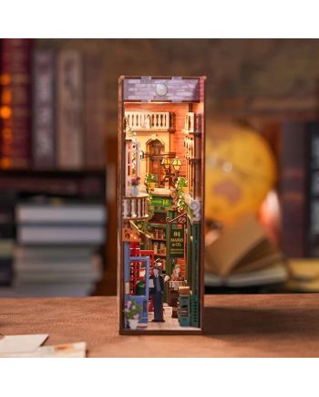 BOOK NOOK KIT - DIY- 84 Charing Cross Road - 178pcs + LED Light - vue de profil