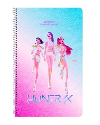 K-POP DEMON HUNTERS - Notebook A4 80 Feuilles - vue principale