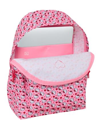 HELLO KITTY - Sac à dos pour Ordinateur Portable 14" - 42x31x13cm - vue de face