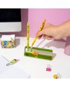 LES SIMPSONS - Set 2 Stylos-bille avec son Socle 3D Acrylique - vue de face