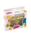 LES SIMPSONS - Set 2 Stylos-bille avec son Socle 3D Acrylique - vue du packaging