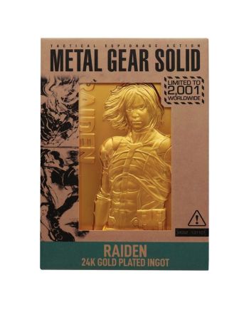 METAL GEAR SOLID 2 - Raiden - Lingot Edition Limitée - vue de profil
