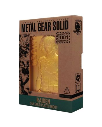 METAL GEAR SOLID 2 - Raiden - Lingot Edition Limitée - vue de dos