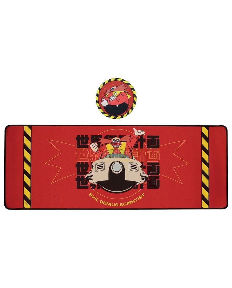 SONIC - Dr. Eggman - Tapis de Bureau XL + 1 Sous-Verre - vue principale