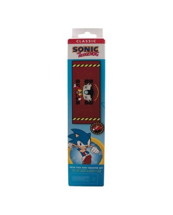 SONIC - Dr. Eggman - Tapis de Bureau XL + 1 Sous-Verre - vue de dos